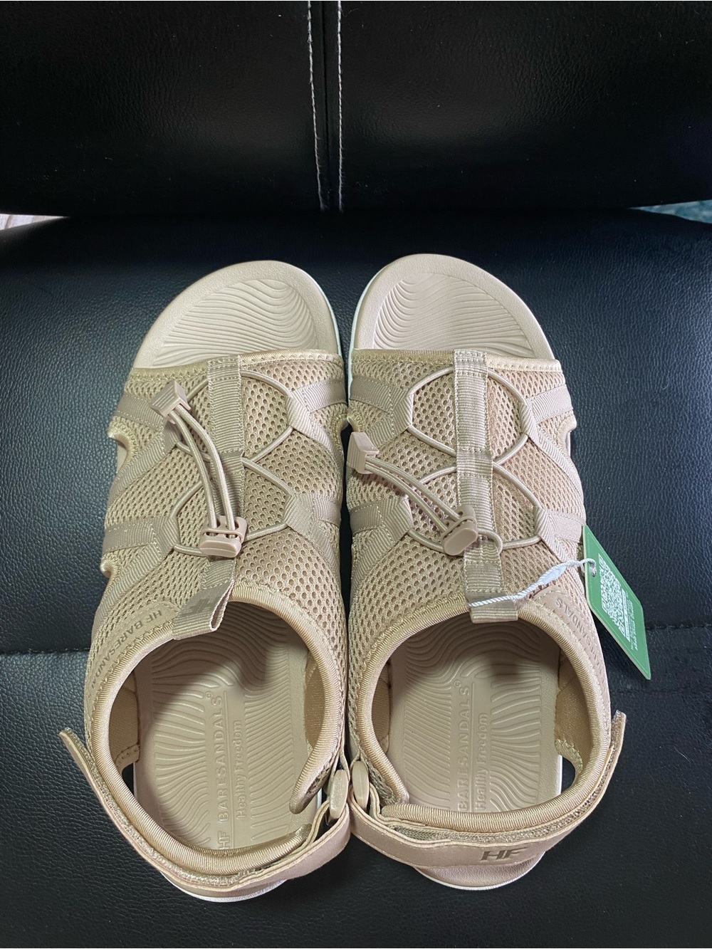 NWT🎉 Hike Footwear Unisex Beige Sport Sandals Breathable Mesh Comfort Size 11 - Picture 7 of 8